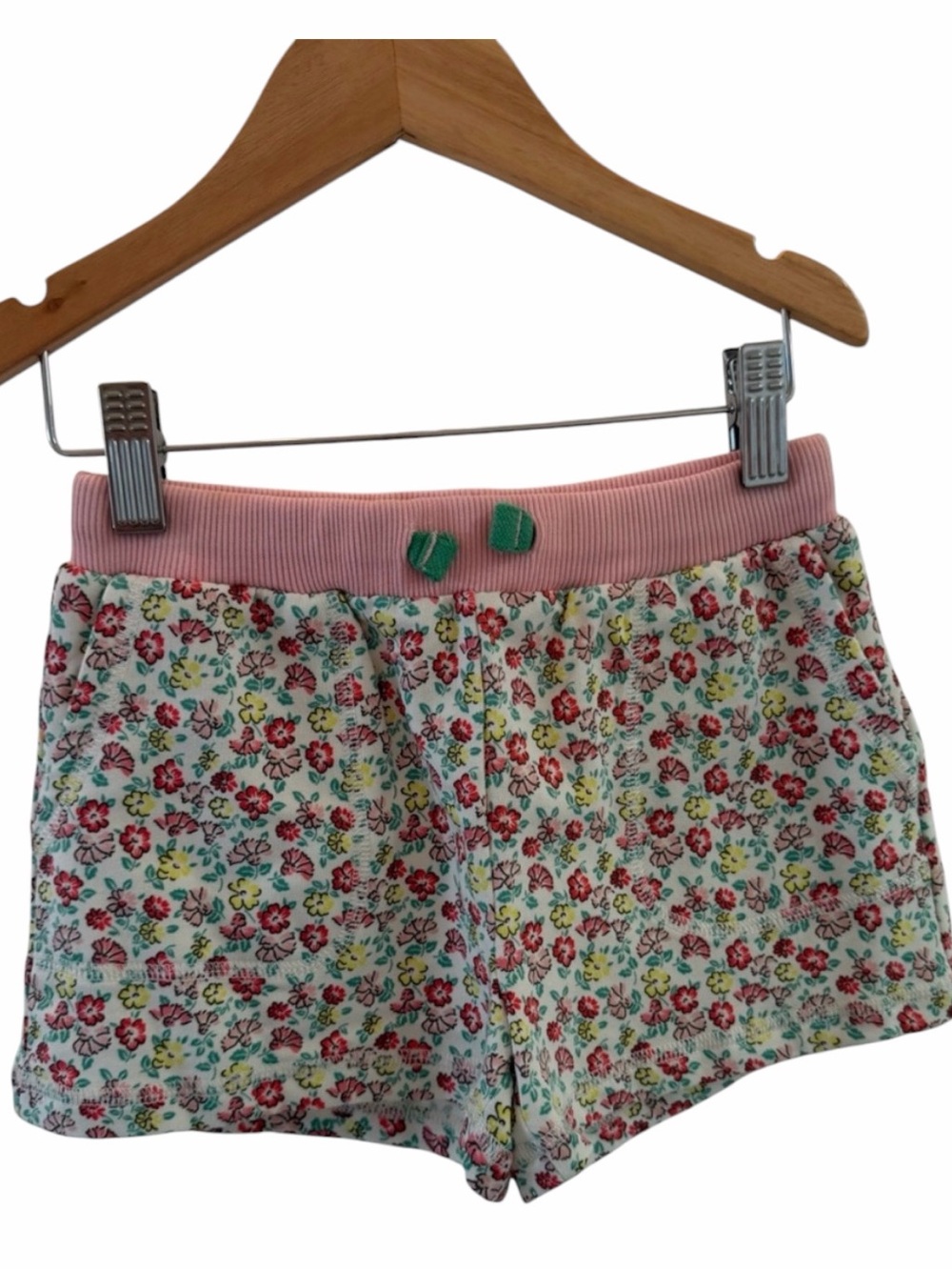 🎀 MINI BODEN Pink Floral Pull-On Shorts